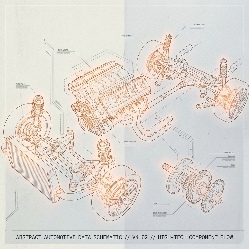 Car Schematic Background